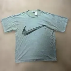 白タグ90sセンタースウッシュNIKETシャツオリーブL位オールド 