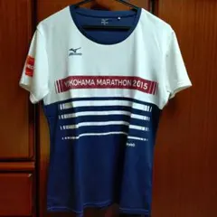 Mizuno YOKOHAMA MARATHON 2015 Tシャツ Mのサムネイル