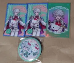 にじさんじ サンリオ Dytica 叢雲 カゲツ チェキ フォトカード 缶バッジ