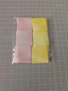 お得！一越ちりめんつまみ細工カット布むらぼかし2色②