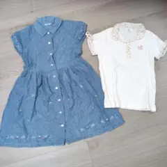 半袖ワンピース　半袖トップス　140cm