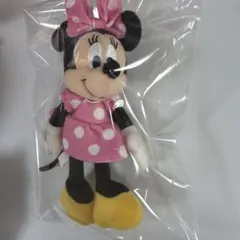 ディズニー ミニーちゃん ぬいば ぬいぐるみマスコット ピンク