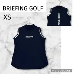 美品】ブリーフィングゴルフ レディースモックネックシャツ ゆったり