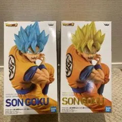 【內袋未開封】 ドラゴンボール 地球育ちのサイヤ人 孫悟空 2体まとめ売り