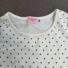 Hot Biscuits mikihouse ドット柄Tシャツ 100　リボンのサムネイル