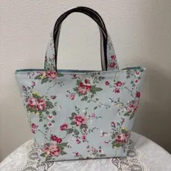 ハンドメイド　キャスキッドソン　トートバッグ　マグネットボタン