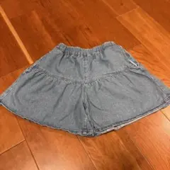 GU キュロット　デニム　140cm
