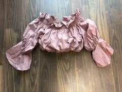 Snidel オフショルダー 半袖 トップス くすみピンク - メルカリ