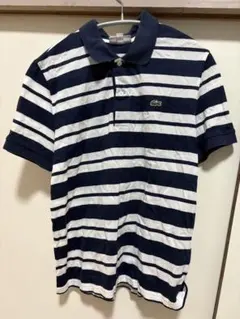LACOSTE ボーダー ポロシャツ