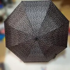 Ehyphenヒョウ柄 折りたたみ傘 晴雨兼用 【未使用品】