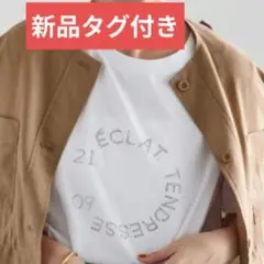 【新品】テチチ　Tシャツ　ラインストーン　サークルロゴ　シルバー
