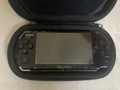 PSP-3000 ブラック 本体 ジャンク モンハンUMD ＋ケース付き