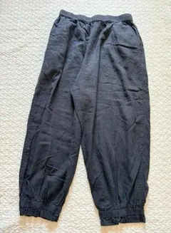 UNIQLO ユニクロ ドレープジョガーパンツ ブラック XL 177358 黒