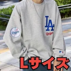 即完売‼️MLB別注 ワッペン刺繍 ビッグシルエット裏起毛　スウェット　ドジャース