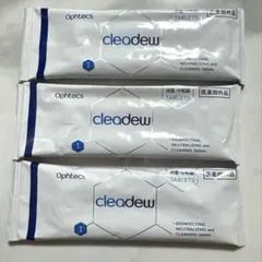 Ophtecs cleadew タンパク除去剤　3袋