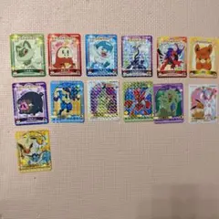 ポケモンカレー　キラキラシール 13枚