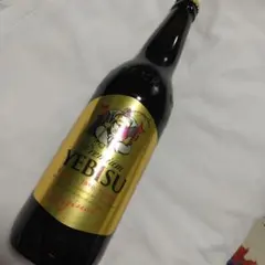 サッポロビールラッキーエビス(⁠鯛二匹)空き瓶 - メルカリ