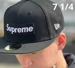 新品 21FW Supreme Box Logo New Era 黒 7 1/4