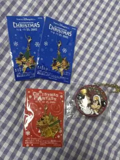 東京ディズニーシー ディズニーランド　チャーム　クリスマスキーホルダーセット★