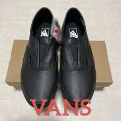 [新品]28.5cm VANS バンズ AUTHENTIC leather 黒