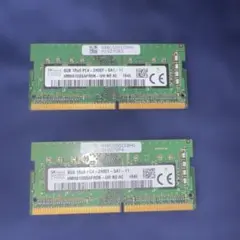 SKhynix 8GB PC4-2400T 2個(中古)
