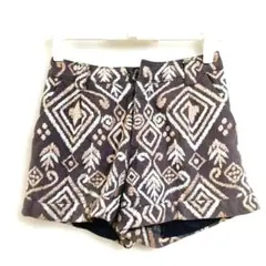 ダイアグラム 幾何学模様 ショート パンツ