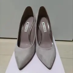 【DIANA 】スエード パンプス グレージュ　 8cmヒール