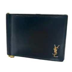 美品✨サンローラン カサンドラ マネークリップ ブラック ゴールド金具