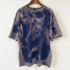 Tシャツ フェードネイビー パープル系