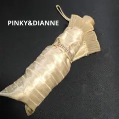 折りたたみ傘 ベージュ　ゴールド ストライプ　総柄　レース　キラキラ