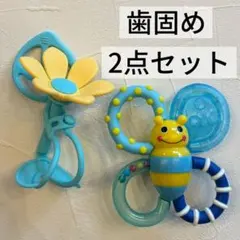歯固め 2点セット Sassy カミカミみつばち COCONORY お花 ラトル