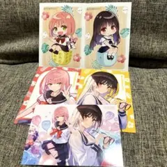 あそびのかんけい　小鳥遊みふる　歌方月乃　非売品　ランダム　ブロマイド　全5種
