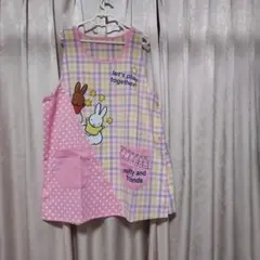 ミッフィープリント エプロン保育士