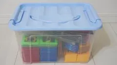 中古☆特価!MAGマグプレイヤー ボックスセット120☆マグネットブロック レゴのサムネイル