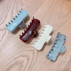【新品】UNDO HAIRWARE No.4 claw クリップ　アイボリー