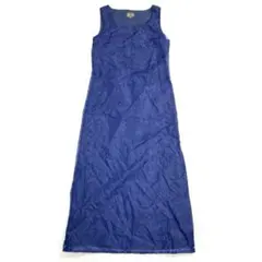 Calvin Klein カルバンクライン ノースリーブ　ロングワンピース　総柄