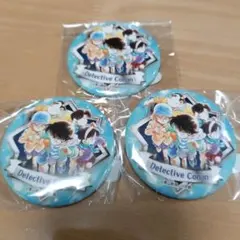 名探偵コナン鳥取青山剛昌ふるさと館　 コナン百貨店米花商店街 缶バッジ３点セット