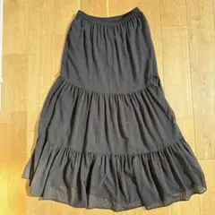 【最終値下げ】ADAM ET ROPE ブラックロングスカート