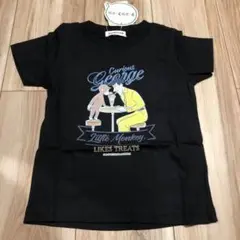 おさるのジョージ キュリアスジョージ 半袖 Tシャツ 子供服 キッズ 黒 100