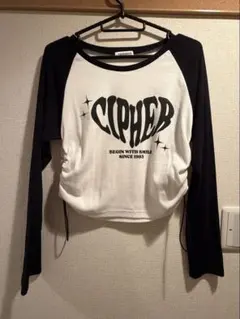 しまむらvehement..長袖 Tシャツ　サイドギャザー 新品未着用のサムネイル