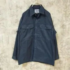 【美品】SIDE FIRLD ワークシャツ トップス ネイビー メンズ M