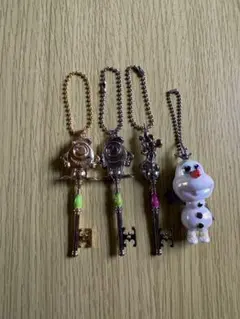 ディズニーキーホルダー4点セット