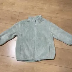 UNIQLO フリース　ベビー アウター 90 ライトグリーン