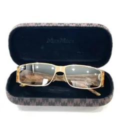 Y507-176 Max Mara サングラス MM695S ブラウン スクエア