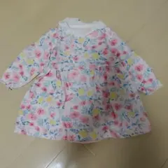 花柄ロンパース 70ー80　コンビミニ