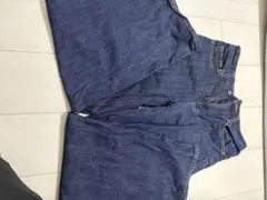GU デニムワイドパンツ Sサイズ