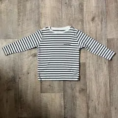 mont-bell キッズ 長袖カットソー ボーダー 100cm