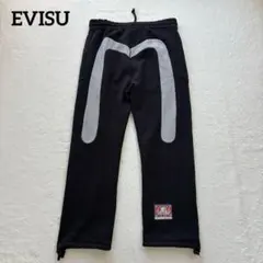 EVISU 大カモメ ワイド スウェットパンツ 大黒 Y2K archive - メルカリ