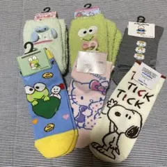 キャラクターソックス6足セット