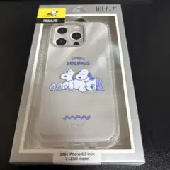 グルマンディーズ iphone 16 Proケース スヌーピー SNGG-83C